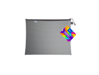 Teczka kopertowa na suwak Tetis A-5, czarna