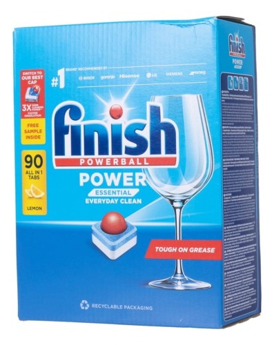 Tabletki do zmywarki FINISH Power Essential, lemon 90 sztuk