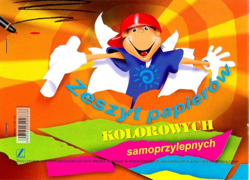 Wycinanki A-5 Kreska samoprzylepne, 8 kartek