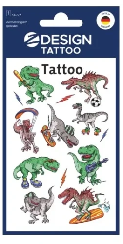Tatuaże dla dzieci Avery Zweckform, Dinozaury