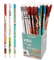 Ołówek Cresco Football HB, z gumką