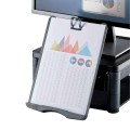 Podstawa pod monitor Fellowes  Premium z szufladą, grafitowa