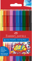 Flamastry Faber Castell Grip, 10 kolorów 
