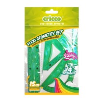 Komplet geometryczny Cricco Flexi, 15 cm, 4 elementy