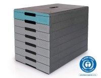 Szafka na dokumenty Durable Idealbox Pro, 7 szuflad, antracyt