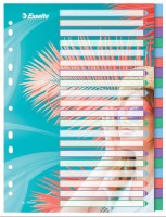 Przekładki plastikowe  Esselte A-4 Colour'Breeze, 20 przekładek