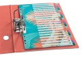 Przekładki plastikowe  Esselte A-4 Colour'Breeze, 20 przekładek
