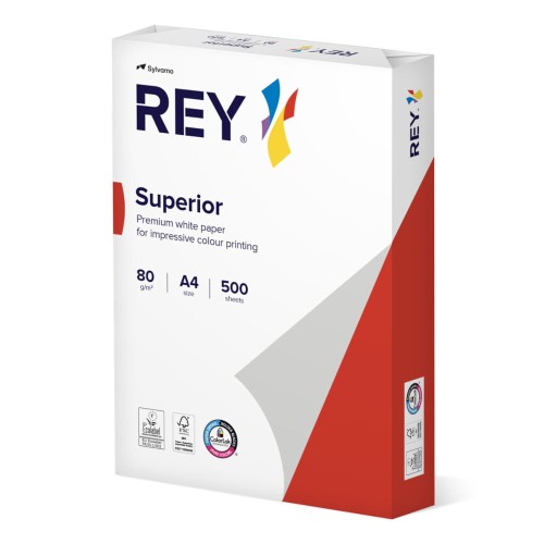 Papier ksero Rey Superior A-4 80g/m², 500 arkuszy, biały