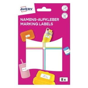 Naklejki do oznaczania Avery Zweckform, Kolorowa Ramka (8) 