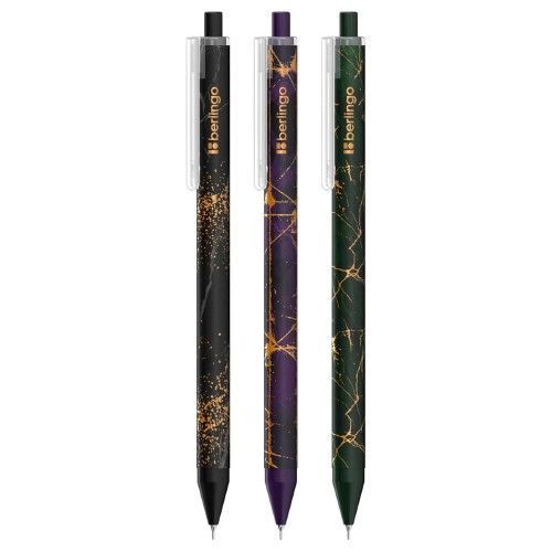 Długopis Berlingo Golden Shade, niebieski