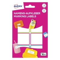 Naklejki do oznaczania Avery Zweckform, Kolorowa Ramka (16) 