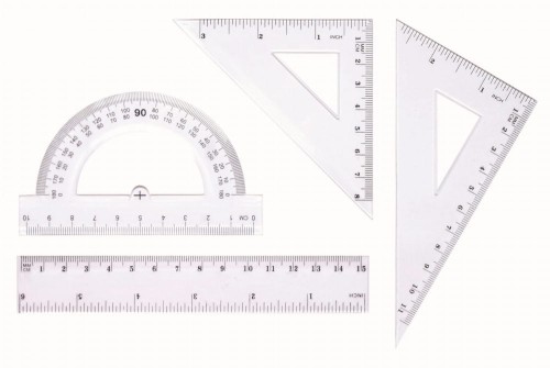 Komplet geometryczny Tetis 15 cm, 4 elementy