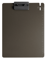 Podkładka z klipem Tetis A-4, ciemnoszara