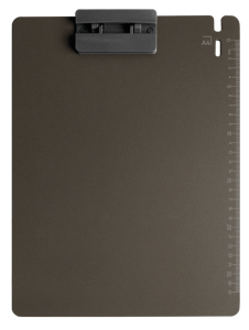 Podkładka z klipem Tetis A-4, ciemnoszara