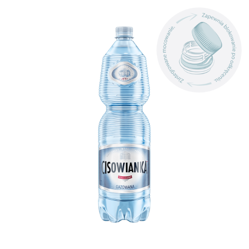 Cisowianka – Woda Mineralna Gazowana 1,5 l (PET)