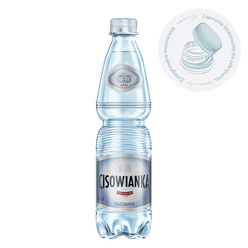 Cisowianka – Woda Mineralna Gazowana 0,5 l (PET)