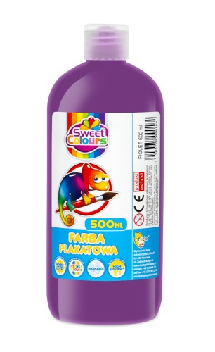 Otocki Farba Plakatowa Fioletowa 500 ml – Wyrazista barwa