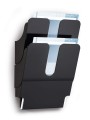 Durable Flexiplus 2 — czarne A4 pionowe pojemniki na dokumenty