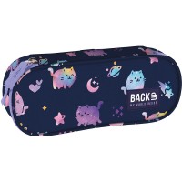 Piórnik BackUP 7 model A Violet Kittens – bajeczny motyw tęczowych kotków na tle nocnego nieba
