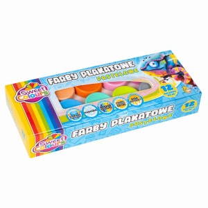 Farby plakatowe Otocki pastelowe 12 kolorów x 20 ml – delikatne i kryjące