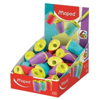 Temperówka Maped Boogy z pojemnikiem 1 otwór | Kolorowa i wytrzymała