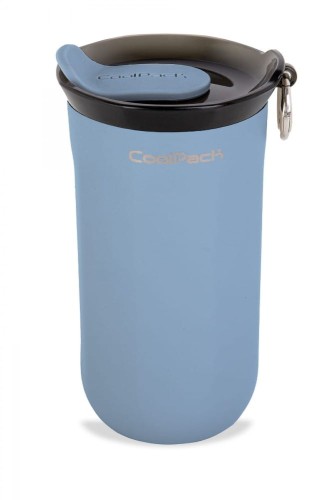 Kubek termiczny Coffee Mug TOM 350ml Blue – stal nierdzewna, silikonowe zamknięcie