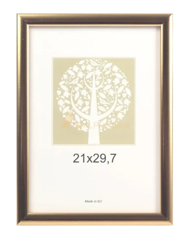 Ramka do zdjęć plastikowa Evening A-4, 21x29,7cm, złota