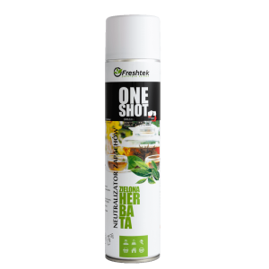 Freshtek ONE SHOT Zielona Herbata – Odświeżacz powietrza i neutralizator 600 ml