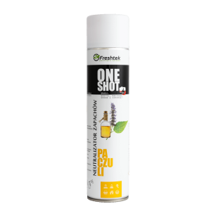 Freshtek ONE SHOT Paczuli – Odświeżacz i neutralizator zapachów 600 ml