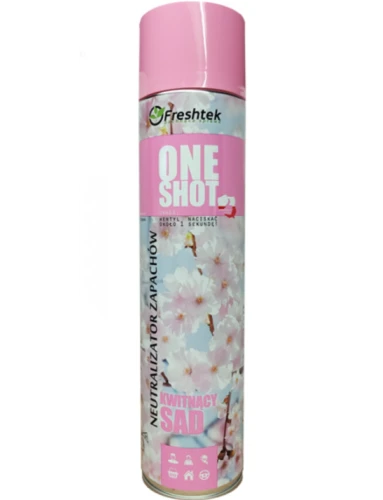Freshtek ONE SHOT Kwitnący Sad – Odświeżacz powietrza 600 ml