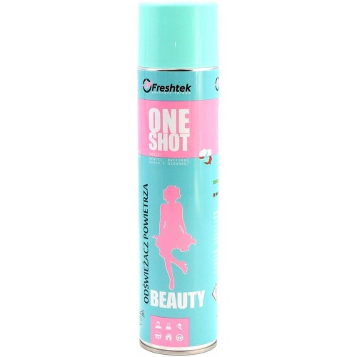 Freshtek ONE SHOT Beauty – Odświeżacz powietrza 600 ml inspirowany damskimi perfumami
