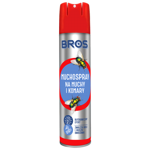 BROS Muchospray – aerozol na muchy, komary i osy z efektem knock-down