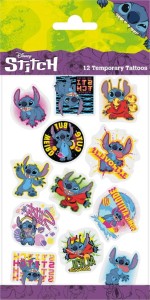 Tatuaże zmywalne Disney Stitch - 12 sztuk