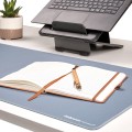 Mata na biurko BREYTA morska – antypoślizgowa mata z ochroną Microban