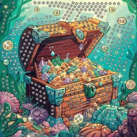 Mozaika 3D Skarby Fun&Joy | Zestaw kreatywny z naklejkami piankowymi