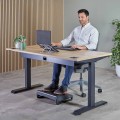 Alumia™ Fellowes – przenośna podstawka pod laptopa srebrna | ergonomiczna, składana, regulowana
