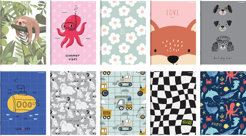 Zeszyt A-5 TOP-2000 Megamix 32 kartki, gładki