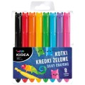 Kredki żelowe kotki Kidea 8 kolorów