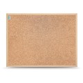 Tablica korkowa MEMOBE SMART 120x90 cm,  rama drewniana
