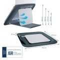 Regulowana podstawka pod laptopa Leitz Ergo Cosy, szara