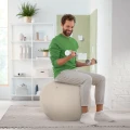 Ergonomiczna piłka do siedzenia Leitz Ergo 75 cm jasnoszara – z zabezpieczeniem antypoślizgowym, certyfikat IGR i TÜV