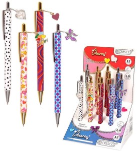 Długopis Cresco CHARM mix kolorów – z zawieszką, wkład Zenith 1 mm