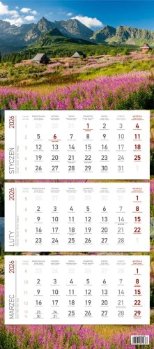 Kalendarz wiszący trójdzielny ekonomiczny, Wydawnictwo Wokół Nas