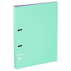 Segregator Berlingo Haze 2-ringowy 24 mm turkusowo-liliowy – trwały segregator A4 z kieszonką