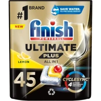 Kapsułki do zmywarki FINISH Quantum Ultimate plus Lemon, 45 sztuk