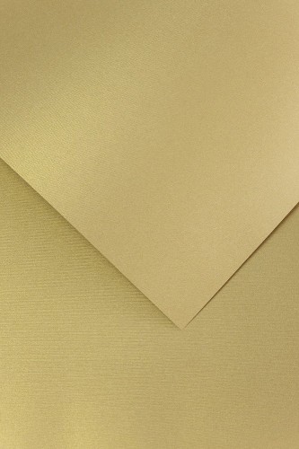 Papier wizytówkowy Iceland A-4 Galeria Papieru, 20 arkuszy, złoty