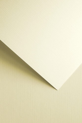 Papier wizytówkowy Płótno A-4 Galeria Papieru, 20 arkuszy, kremowy