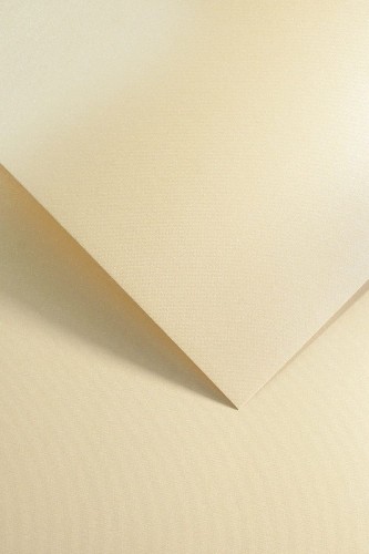 Papier wizytówkowy Iceland A-4 Galeria Papieru, 20 arkuszy, kremowy