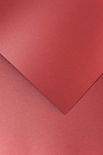 Papier wizytówkowy Iceland A-4 Galeria Papieru, 20 arkuszy, czerwony