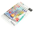 Pisaki pędzelkowe Pentel Brush Sign Pen Twin Expressive Set, 8 kolorów